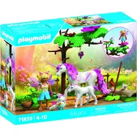 Playmobil Estábulo Mágico De Unicórnios Para Mamãe E Potro Jogo De Construção