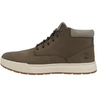 Timberland para homem. TB0A69FNW071 Maple Grove Leather Sneakers castanho escuro (44.5), Couro, Marrom, Plano, Cordão, Casual