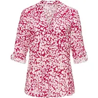 LASCANA Blusa vermelho sangue / branco