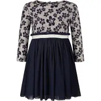 Happy girls Vestido navy / prata