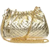 Sarya Couture OU Borsa A Mano In Pelle oro — Borsa a mano