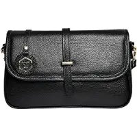 Sarya Couture OU Borsa a Tracolla in Pelle 1938 Nero — Borsa a tracolla