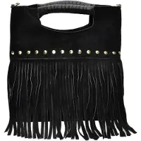 Sarya Couture OU Borsa A Mano In Pelle Da Donna 8189 nero — Borsa a mano