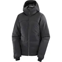 Salomon - Casacos ski mulher - Alpenflow Down Jacket W Deep Black para Mulher - Tamanho M - Preto