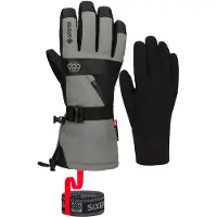 686 - Luvas ski - M Gore-Tex Smarty Gauntlet Glove Charcoal para Homem - Tamanho XL - Cinzento