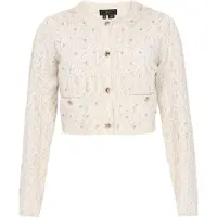 Faina Casaco de malha offwhite