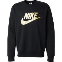 Nike Sweatshirt 'CLUB' amarelo claro / preto