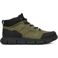 Bugatti Botas com atacadores verde / preto