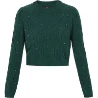 Faina Pullover verde escuro