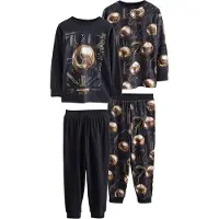 Next Pijama castanho / preto / branco