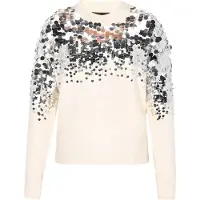 Faina Pullover prata / offwhite