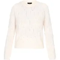 Faina Pullover 'Fashion Look' offwhite