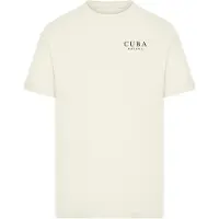Mister tee Camisa 'Summer Stay' creme / preto