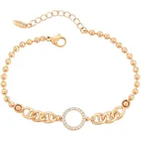 Faina Pulseira ouro / transparente