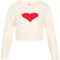 Mymo Pullover vermelho / offwhite