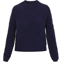 Faina Pullover azul escuro