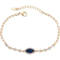 NAEMI Pulseira navy / ouro