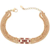 Faina Pulseira ouro rosa / lagosta