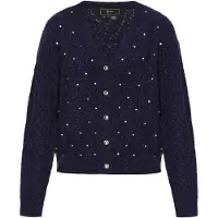 Faina Casaco de malha navy