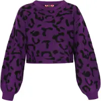 MyMo ROCKS Pullover berinjela / preto
