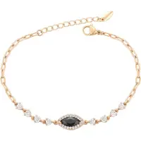 NAEMI Pulseira ouro rosa / preto
