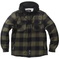 WCC Hell Bent Casaco de flanela Verde-azeitona/Preto L
