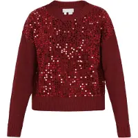 Usha Pullover borgonha