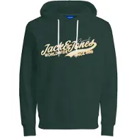 Jack & Jones Sweatshirt 'Mel' amarelo / verde / branco