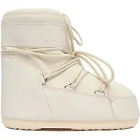 Moon Boot unisex. 80D1409380 Botins Icon Low Rubber Beige (42/44), Bege, Plano, Cordão, Casual