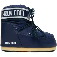 Moon Boot para mulher. 80D1409340 Botas Icon Low Nylon azul (42/44), Plano, Nenhum, Casual, Neve