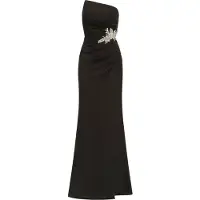 Kraimod Vestido de festa preto / branco natural