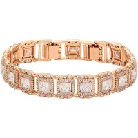 Faina Pulseira ouro rosa / transparente