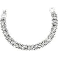 Faina Pulseira prata / transparente