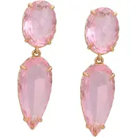NAEMI Brincos ouro / rosa claro
