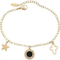 Faina Pulseira ouro / preto