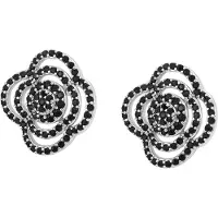 NAEMI Brincos preto / prata