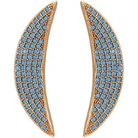 NAEMI Brincos turquesa / ouro