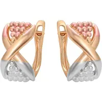 NAEMI Brincos ouro / ouro rosa / prata
