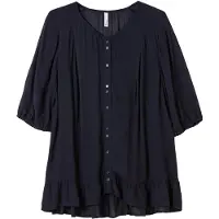Sheego Blusa azul escuro