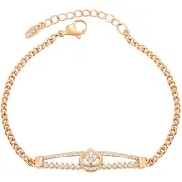 Faina Pulseira ouro rosa / transparente