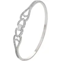 NAEMI Pulseira prata / transparente
