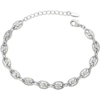 Faina Pulseira prata / transparente