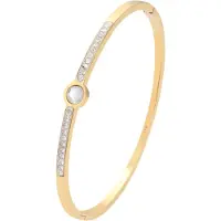 Faina Pulseira ouro / transparente