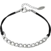 Faina Pulseira preto / prata