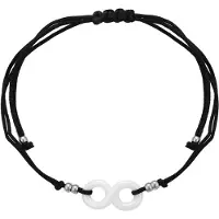 NAEMI Pulseira preto / branco