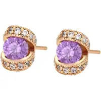 NAEMI Brincos ouro / roxo