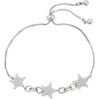 Faina Pulseira prata / transparente