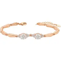 NAEMI Pulseira ouro / transparente