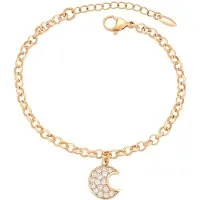 Faina Pulseira ouro / transparente