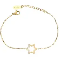 Faina Pulseira ouro / transparente